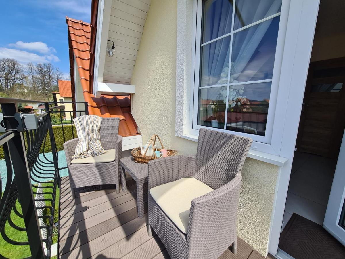 Apartamenty "La Villa" Z Klimatyzacja, Ogrodem, Parkingiem, Blisko Centrum Kudowa-Zdrój Kültér fotó